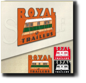 Royal Travel Trailer Decal